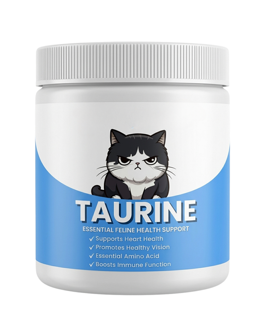 TuarGato® – Taurina Pura para Gatos | Apoyo Diario para Corazón y Visión | Grado Veterinario, 200 g